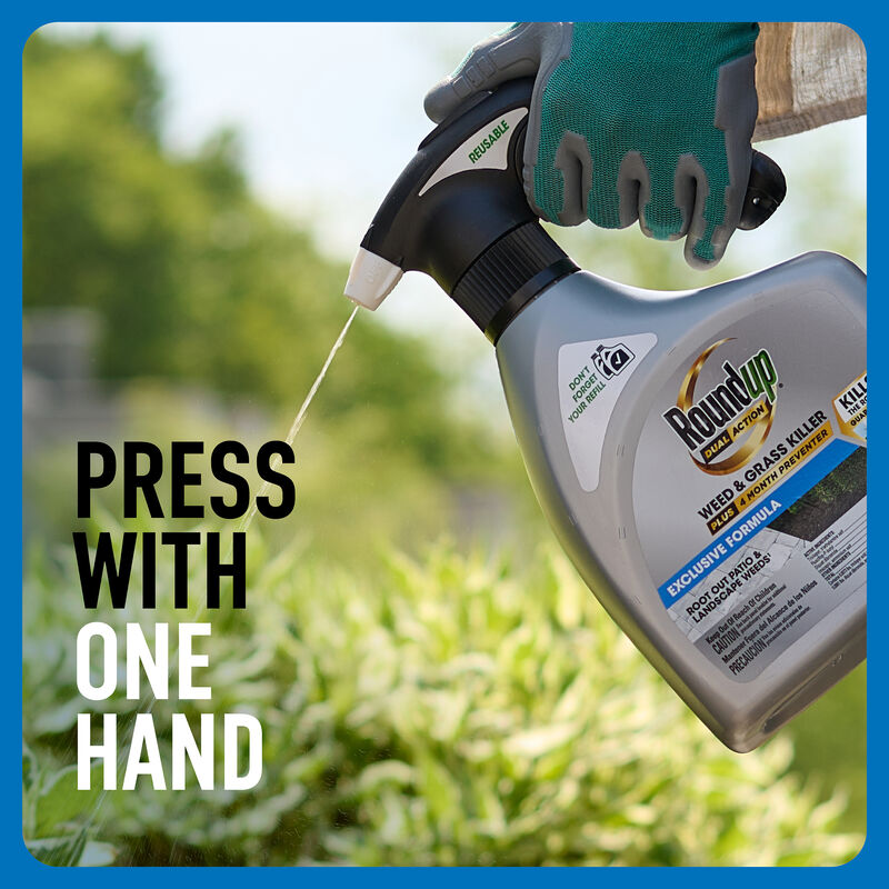 Roundup® Dual Action Weed & Grass Killer Plus 4 Month Preventer QuickHand™ image number null