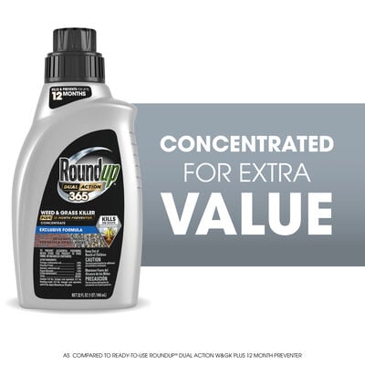 Roundup® Dual Action 365 Weed & Grass Killer Plus 12 Month Preventer Concentrate