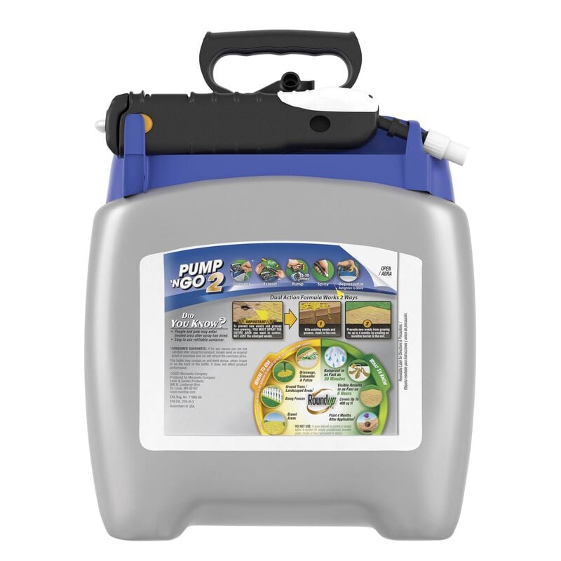 Roundup® Dual Action Weed & Grass Killer Plus 4 Month Preventer with Pump 'N Go® 2 Sprayer image number null