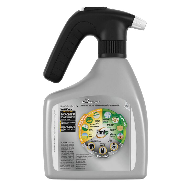Roundup® Dual Action Weed & Grass Killer Plus 4 Month Preventer QuickHand™ image number null