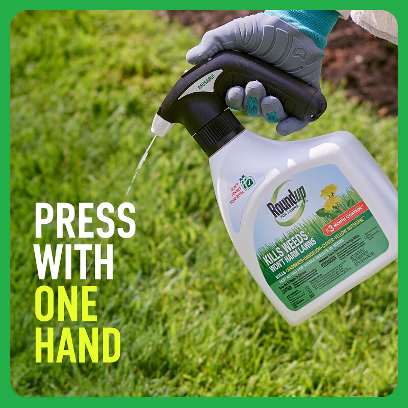 Roundup® For Lawns₁ with QuickHand™ Sprayer image number null