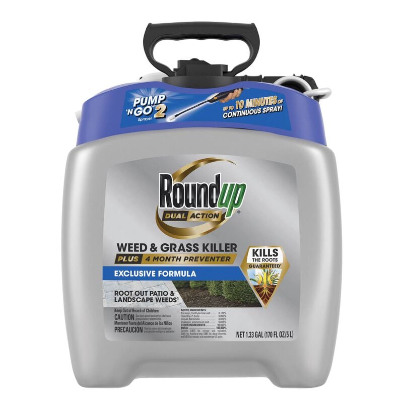 Roundup® Dual Action Weed & Grass Killer Plus 4 Month Preventer with Pump 'N Go® 2 Sprayer image number null