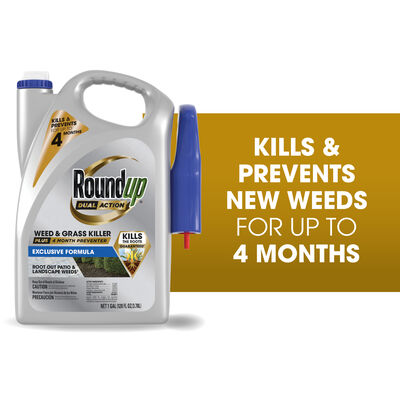 Roundup® Dual Action Weed & Grass Killer Plus 4 Month Preventer