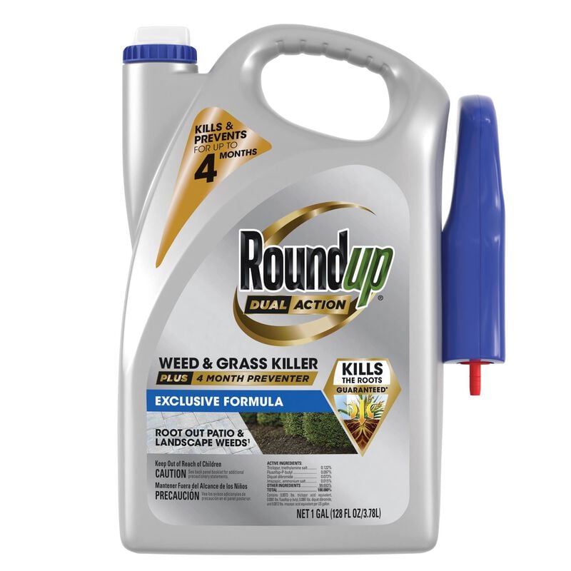 Roundup® Dual Action Weed & Grass Killer Plus 4 Month Preventer image number null