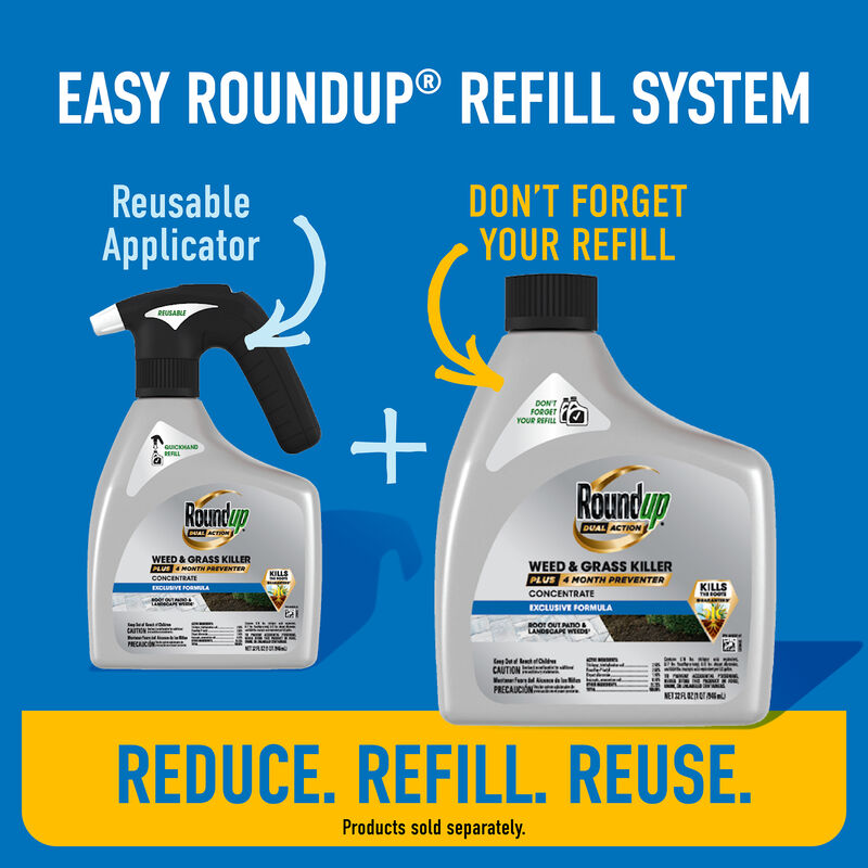 Roundup® Dual Action Weed & Grass Killer Plus 4 Month Preventer QuickHand™ image number null