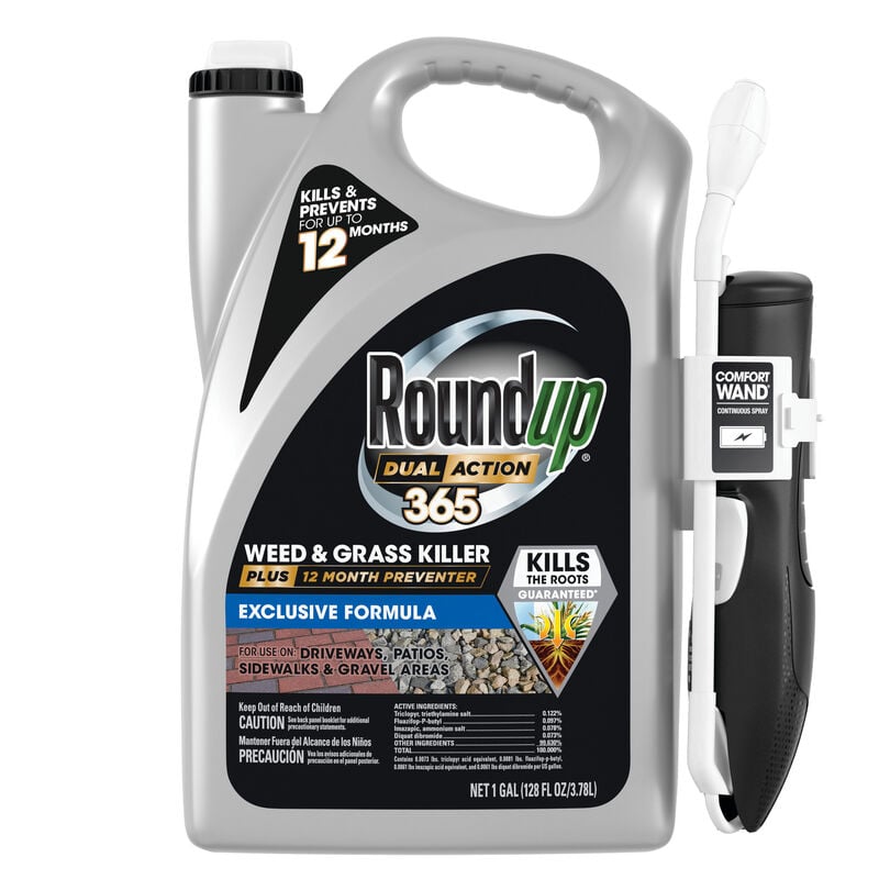 Roundup Dual Action 365 Weed & Grass Killer Plus 12 Month Preventer with Comfort Wand image number null