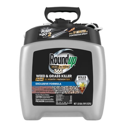 Roundup Dual Action 365 Weed & Grass Killer Plus 12 Month Preventer with Pump 'N Go 2 Sprayer