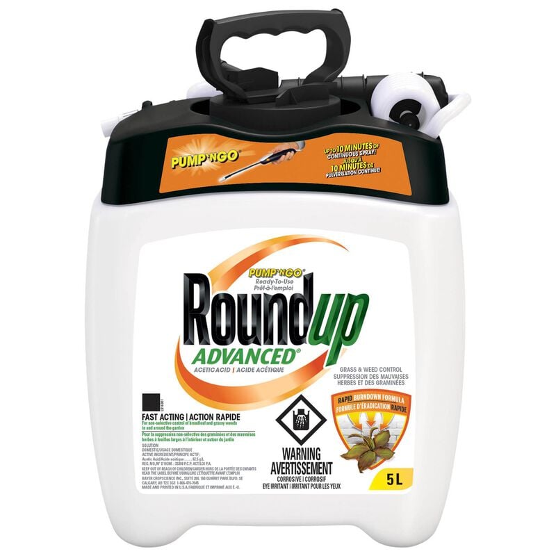 Roundup® Advanced suppression des mauvaises herbes et des graminées à pulvériser avec applicateur Pump N Go image number null